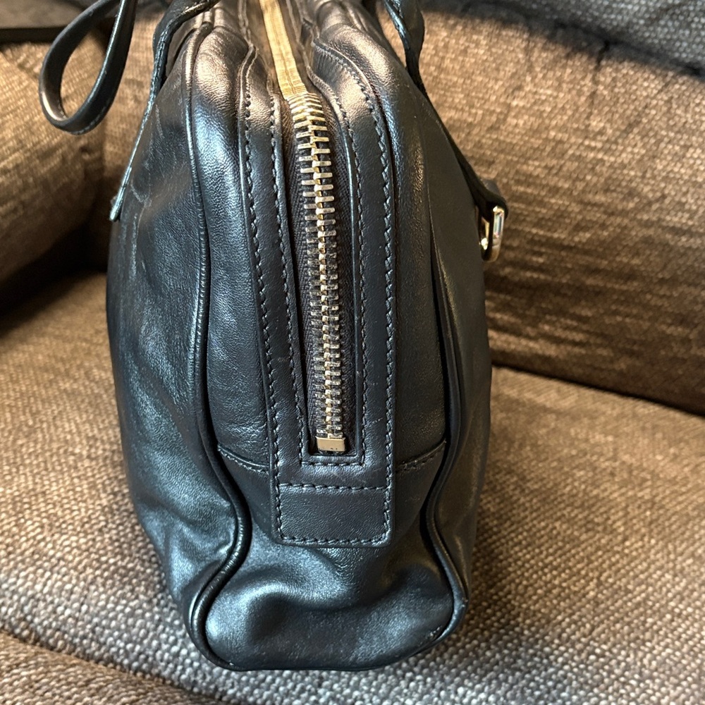 Gucci Britt Black Leather Shoulder Boston Bag - Picture 5 of 13